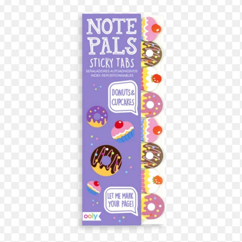 Ooly note pals sticky tabs - donuts & cupcakes